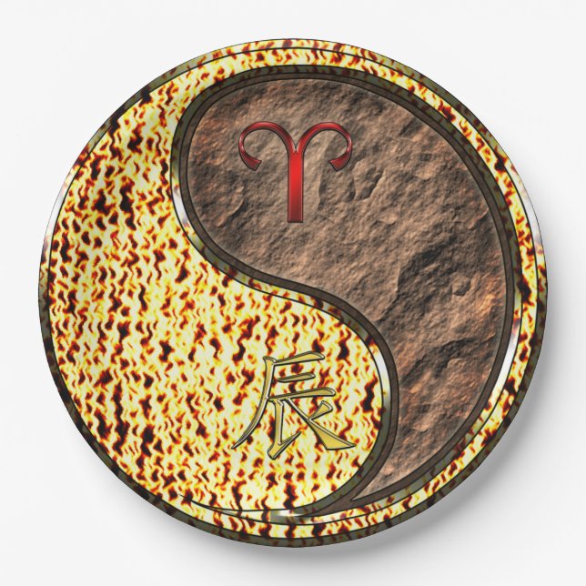 Prato De Papel Aries & Earth Dragon (Frente)