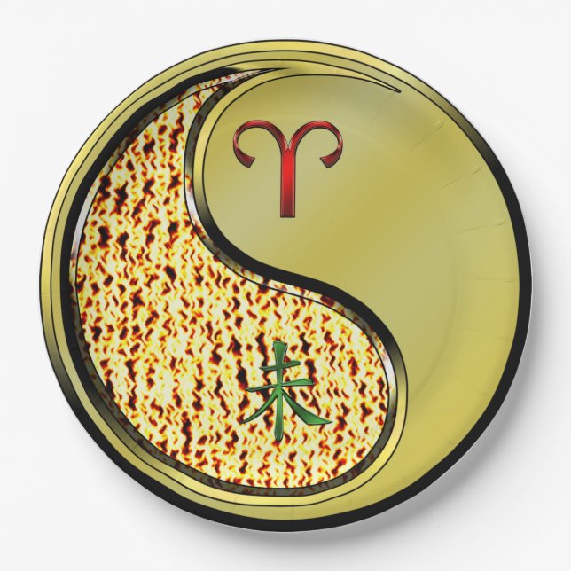 Prato De Papel Aries & Metal Goat (Frente)