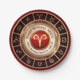 Prato De Papel Aries - O Ram - Sinal Astrológico