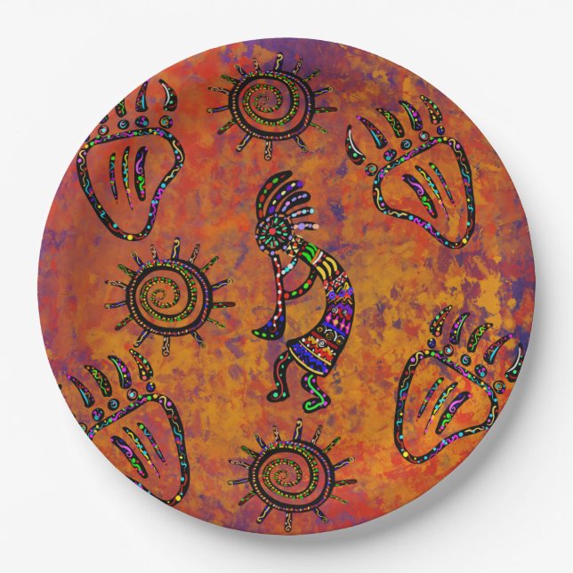 Prato De Papel Arizona Desert Art (Frente)