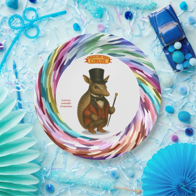 Prato De Papel Armand, armadillo ringmaster (Festa)