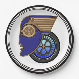 Prato De Papel Art Deco Autohead