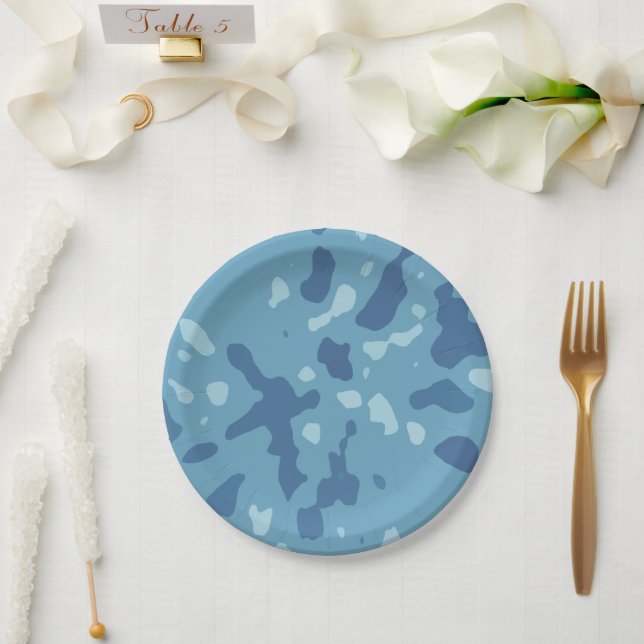 Prato De Papel Artic Camo Drift (Casamento)