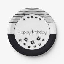 Artsy Floral E Stripe