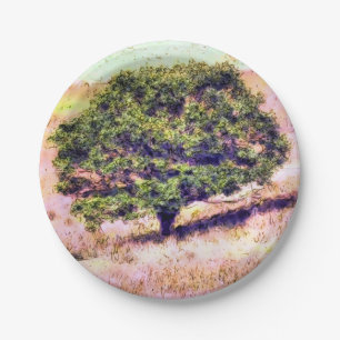 PRATO DE PAPEL ÁRVORES