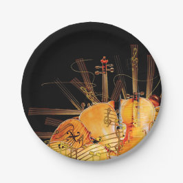 PRATO DE PAPEL AS CORDAS DE SOL