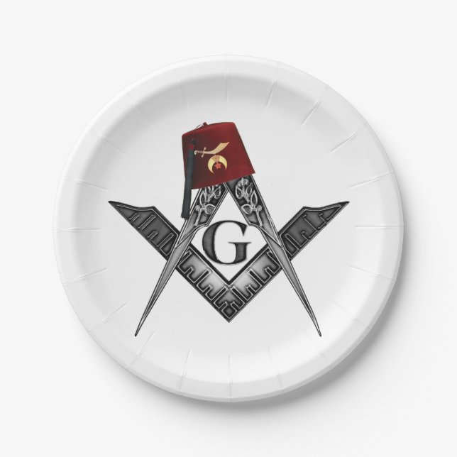 Prato De Papel As Raízes dos Shriners (Frente)