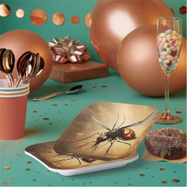 Prato De Papel Asas Itriciadas: A Arte Fractal Mosquita