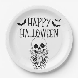 Prato De Papel Assiette en carton Happy Halloween
