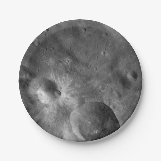 Prato De Papel Asteroid Vesta Crateras (Frente)