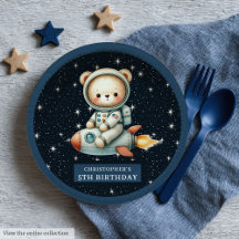 Astronauta do Bear Bebê Personalizado