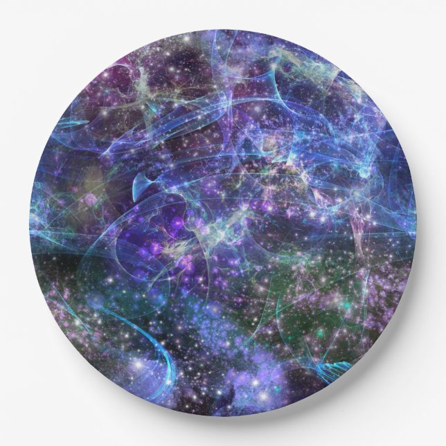 Prato De Papel até o fim do tempo, paisagem galáctica: (Frente)