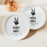Prato De Papel Até que a morte nos faça Festa de solteira de esqu<br><div class="desc">Esta é uma "Morte até a Morte do Partido Americano" "Chapas de Papel de Festa de solteira de Esqueleto" "Gótica" do Partido Americano!</div>