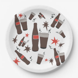 Prato De Papel Atualize este verão com uma bebida.