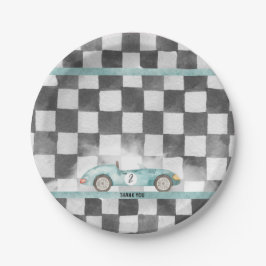 Prato De Papel Aumentando dois segundos aniversários rápidos