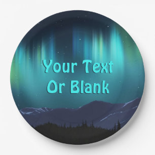 Prato De Papel Aurora Borealis