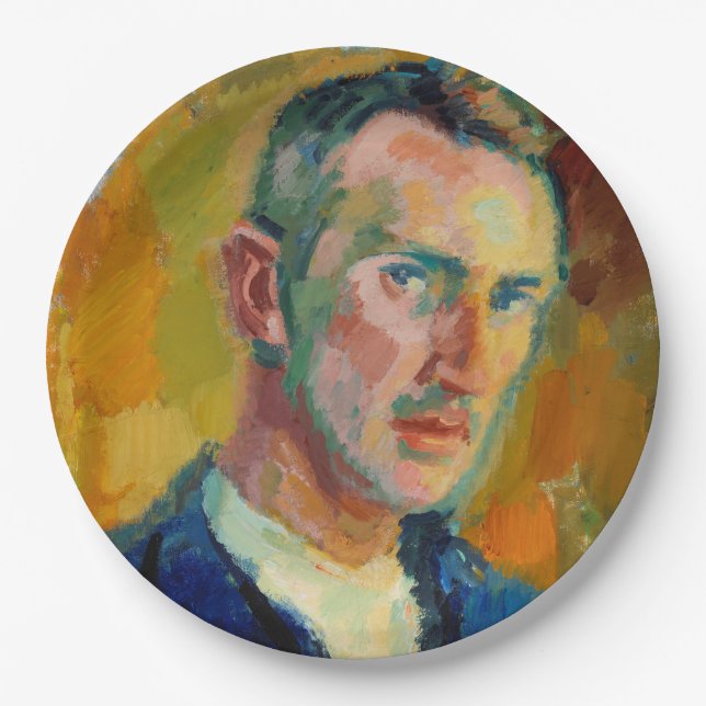 Prato De Papel Autorretrato (por Magnus Enckell) (Frente)