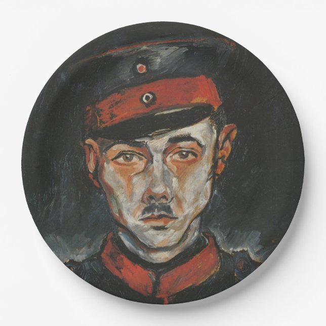 Prato De Papel Autorretrato (por Walter Gramatté) (Frente)