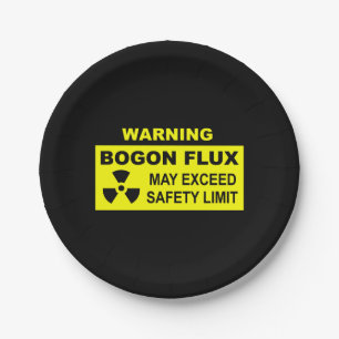 Prato De Papel Aviso: Bogon Flux
