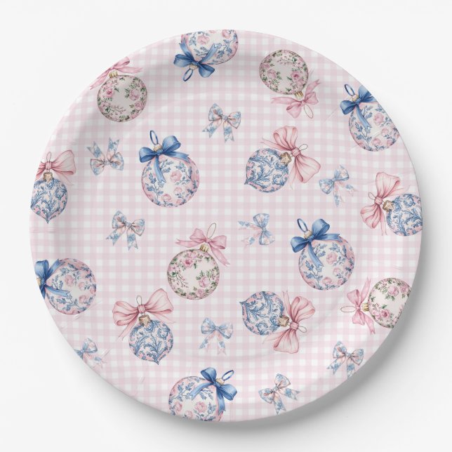 Prato De Papel Avô do milênio | Enfeites de natal (Frente)