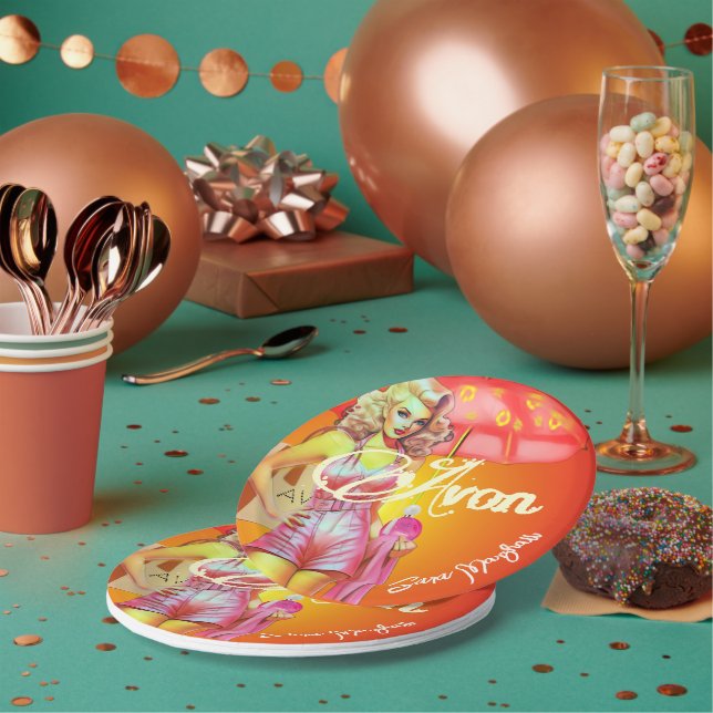 Prato De Papel Avon Party Obrigado (Múltiplo)