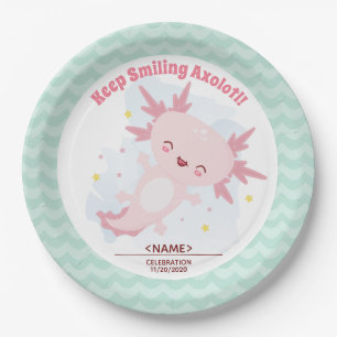 Prato De Papel Axolotl