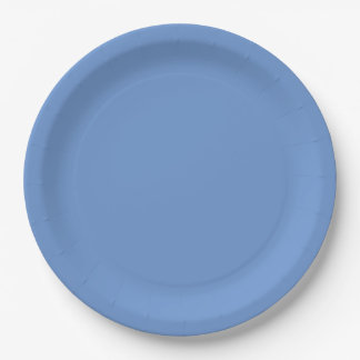 Prato De Papel Azul
