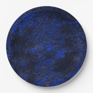 Prato De Papel Azul-cobalto