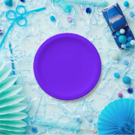 Prato De Papel   Azul-magenta