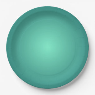 Prato De Papel Azul Teal Verde Luz para Tons Escuros