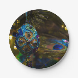 Prato De Papel Azul vitoriano