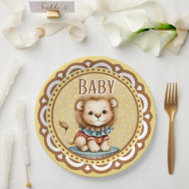 Prato De Papel Baby Circus