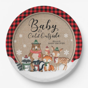 Prato De Papel Baby está frio fora do Chá de fraldas da Woodlan
