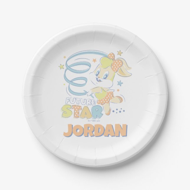 Prato De Papel Baby Lola Bunny Future Star (Frente)