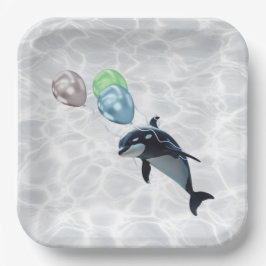 Prato De Papel Baby Orca Platter