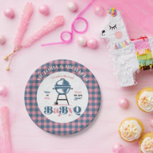 Baby Q Barbecue Sexo Chá de Revisão