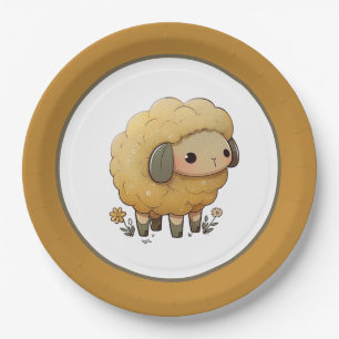 Prato De Papel Baby Sheep