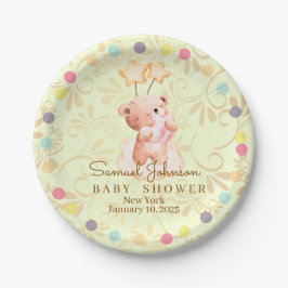 PRATO DE PAPEL BABY SHOWER