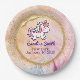 PRATO DE PAPEL BABY SHOWER