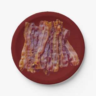Prato De Papel Bacon fritado
