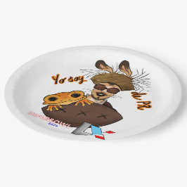 Prato De Papel Bad Bunny Super Bowl