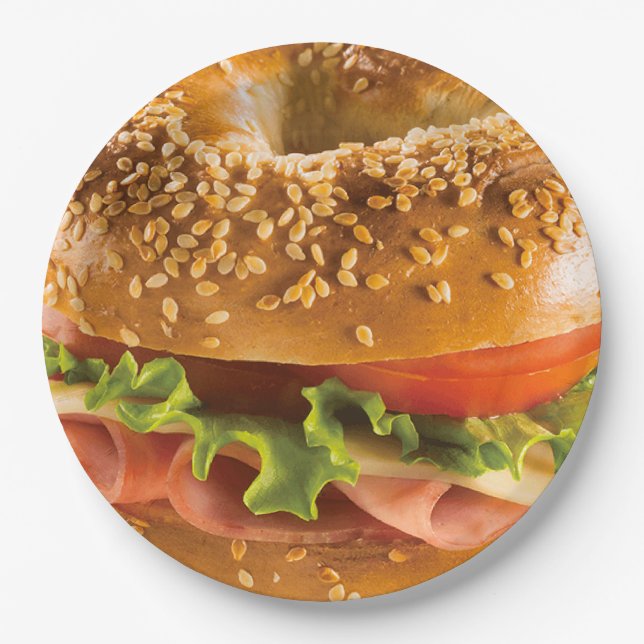 PRATO DE PAPEL BAGEL 5 (Frente)