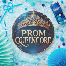 Prato De Papel Baile de formatura Queencore Convite : tema real i
