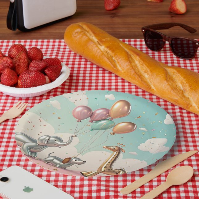 Prato De Papel Balloon Animal Parade – Fun and Luxurious Party Ar (Piquenique)