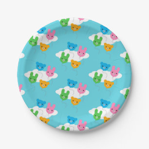 Prato De Papel Balões de Animais de Kawaii