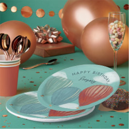 Prato De Papel Balões de ar quente pintados personalizados