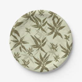 Prato De Papel Bambu em Beige Sheers - padrão de superfície unifo