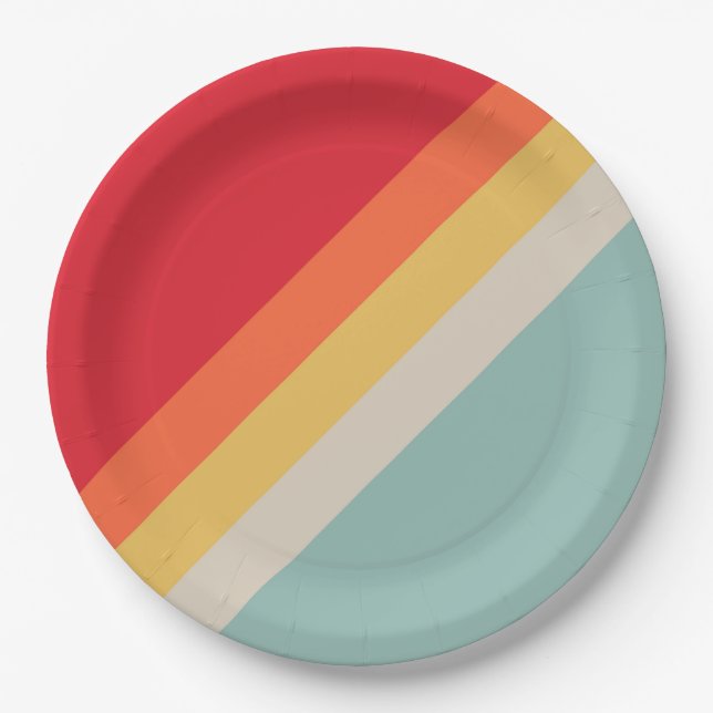 Prato De Papel Bandas com faixas retrorreflectoras dos anos 80 e  (Frente)