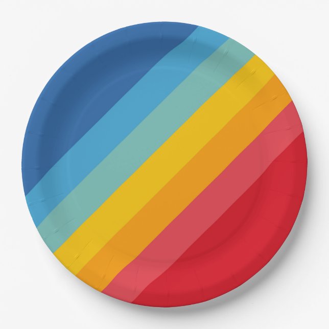 Prato De Papel Bandas com faixas retrorreflectoras dos anos 80 e  (Frente)