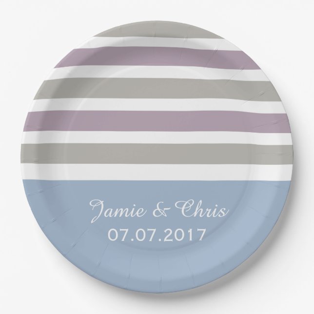 Prato De Papel Bandas de papel personalizadas (Frente)